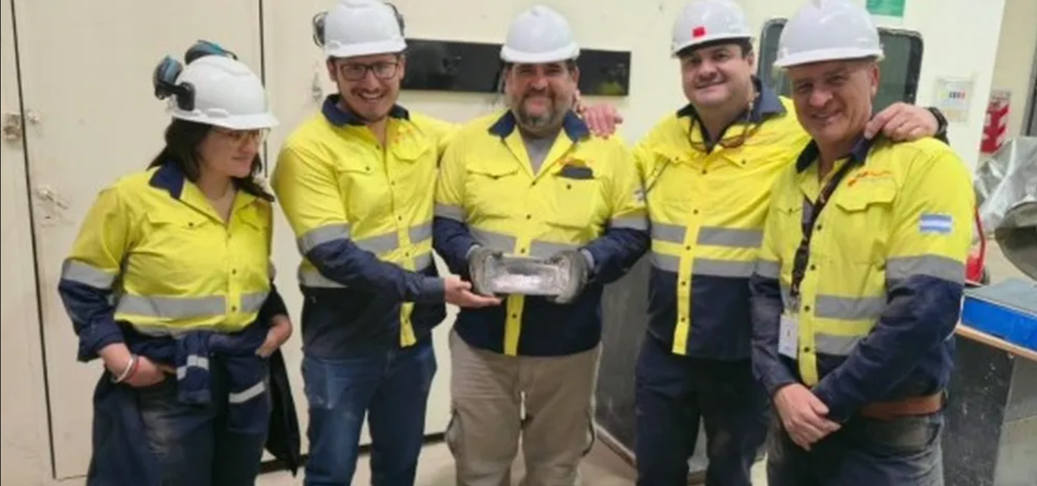 Hualilan Minería Lingote Doré Oro Cobre Inversión