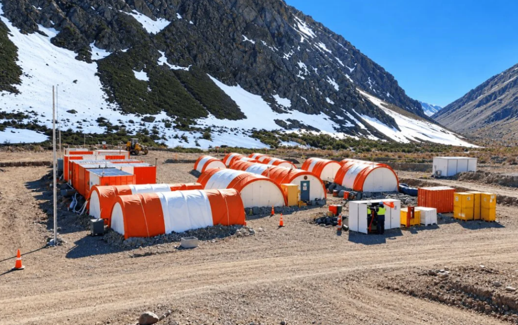 Los Azules, Campamento Candadito, exploración, Calingasta, cobre, oro